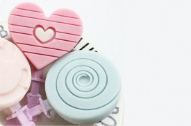 Molde silicona helado circulo corazon2